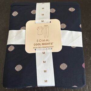 Soma Cool Nights Dot Navy PJ Set